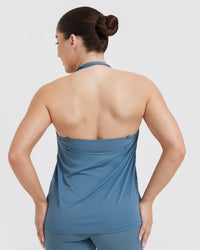 Go To Strappy Loose Vest | Moonstone Blue