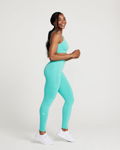 Oner Active CLASSIC SEAMLESS LEGGINGS in Lagoon Marl. Size M