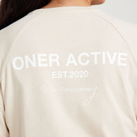 Classic Oversized Long Sleeve Tee | Sand