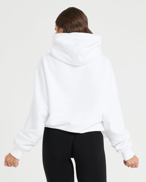 Classic Lounge Oversized Hoodie | White