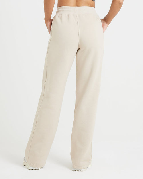 Classic Lounge Straight Leg Joggers | Sand