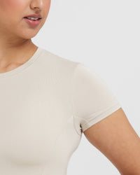 Mellow Soft Mid Short Sleeve T-Shirt | Sand