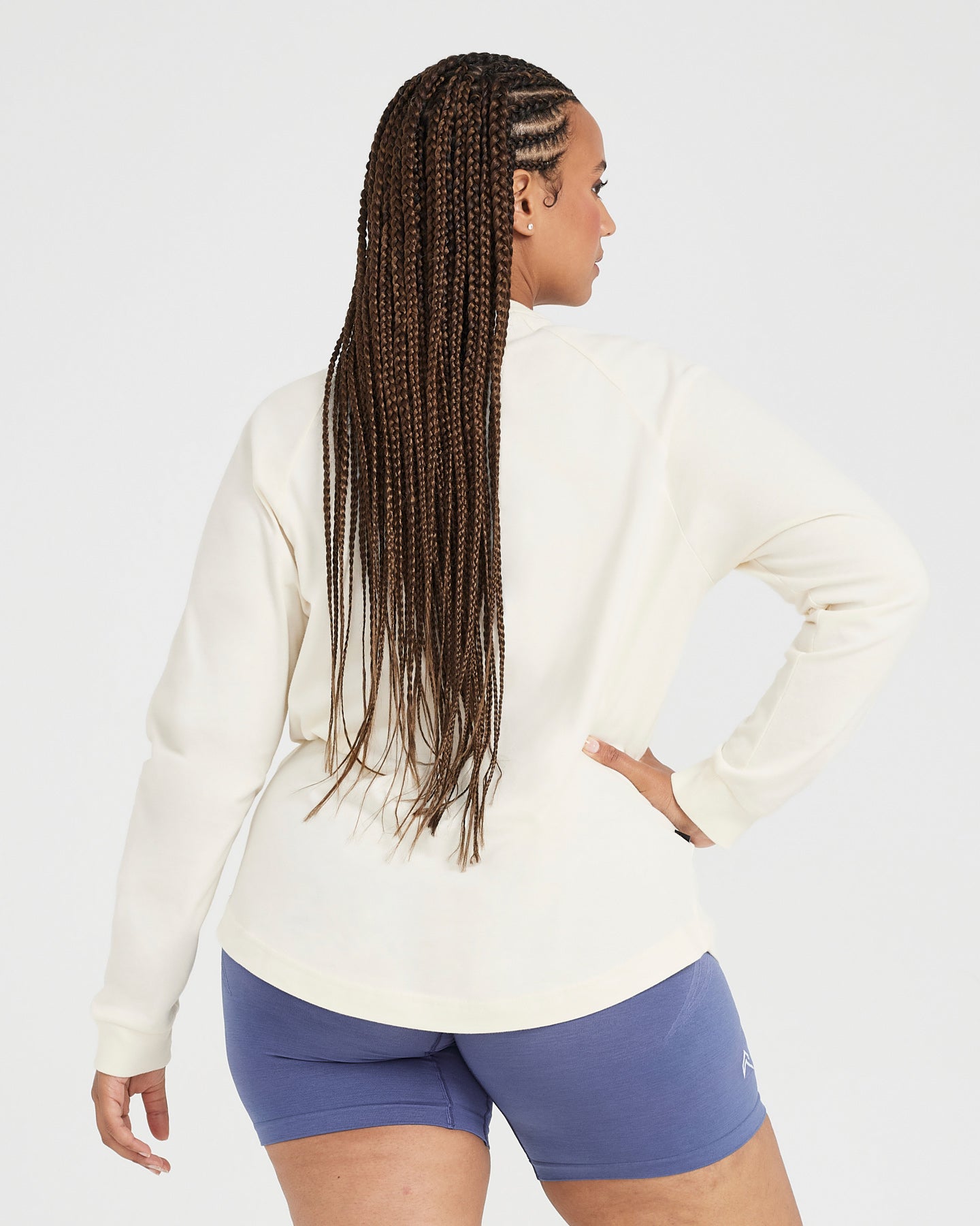 Oversized Long Sleeve Club Tee | Off White