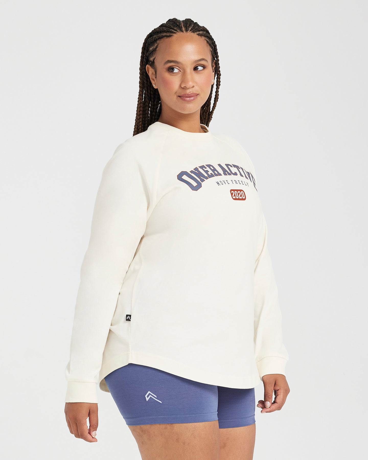 Oversized Long Sleeve Club Tee | Off White
