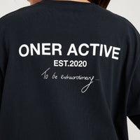 Classic Oversized Short Sleeve Tee | Black