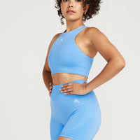 Classic Seamless Shorts | Blue Marl