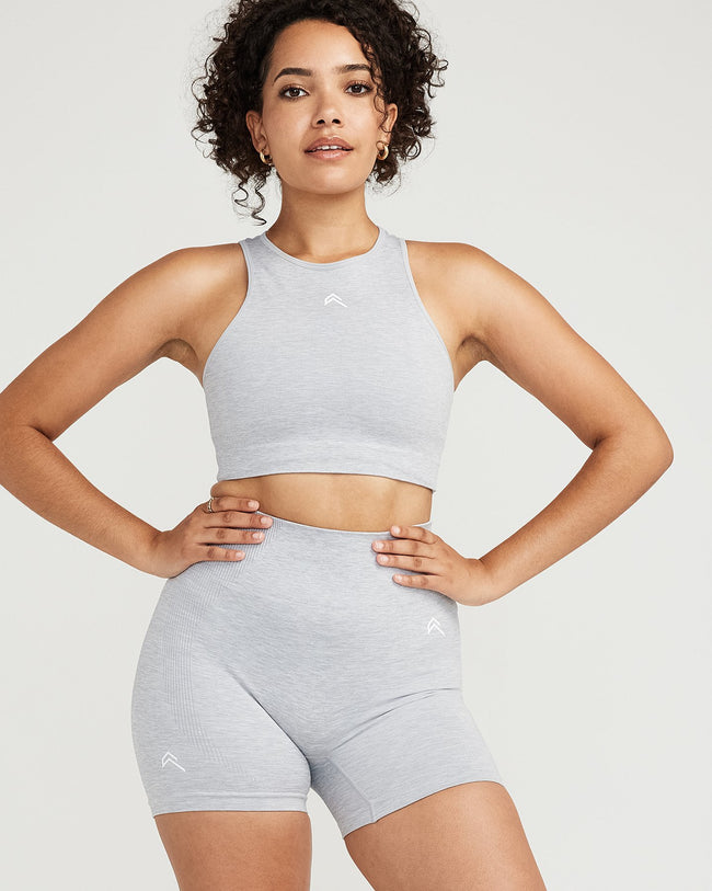 Classic Seamless Shorts | Grey Marl