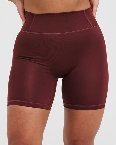 Cheap red high waisted shorts new arrivals