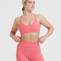 Timeless Strappy Bralette | Amplify Pink