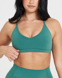 Timeless Strappy Bralette | Mineral Green