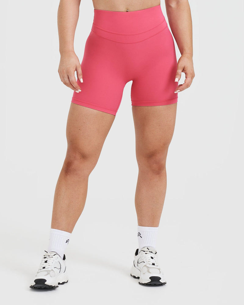 Unified High Waisted Shorts Velvet Pink