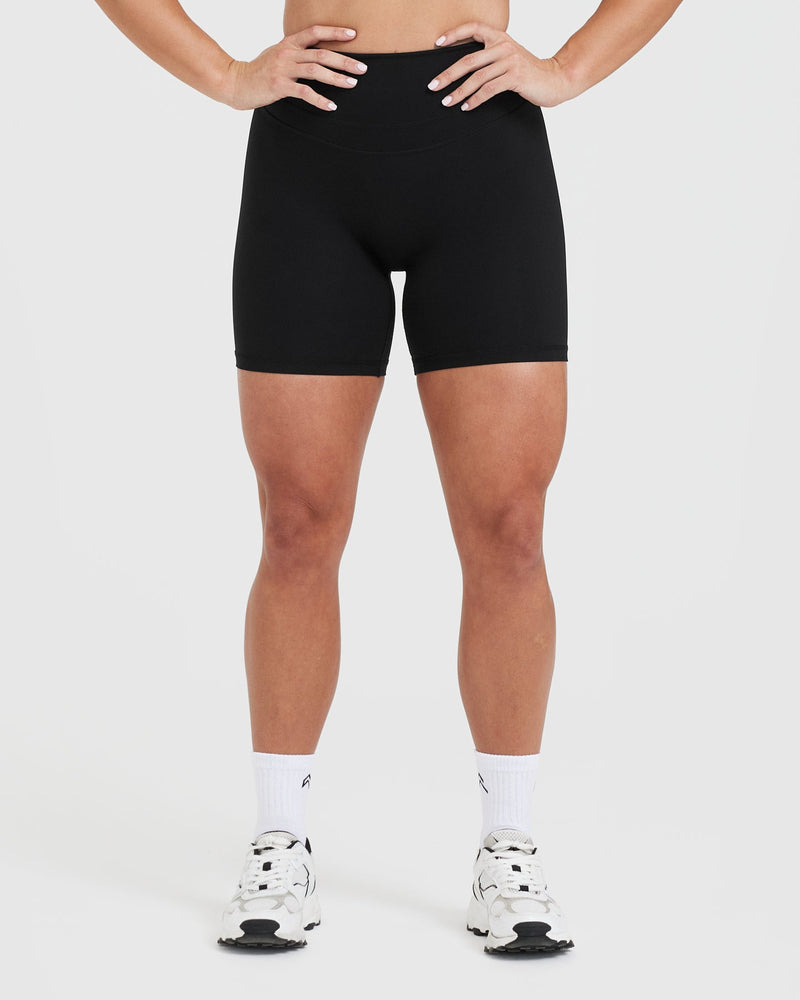 High waisted spandex shorts sales